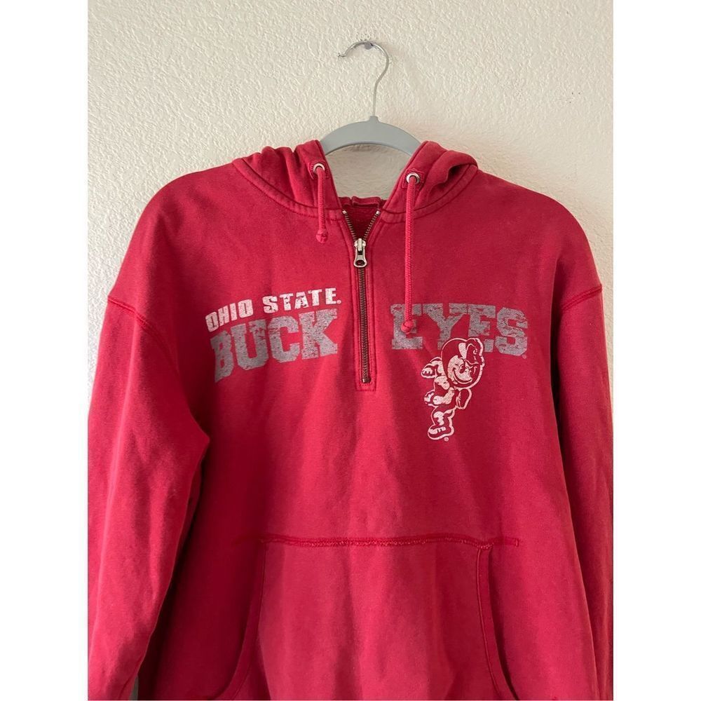 Champion Ohio state buckeyes men’s quarter zip sweatshirt size medium‎ - Picture 7 of 7